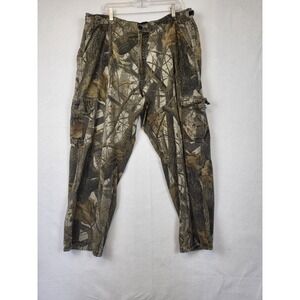 Outfitters Ridge Men's Size XL 40/42 Cotton Camo Pants Used FRAYED HEMS